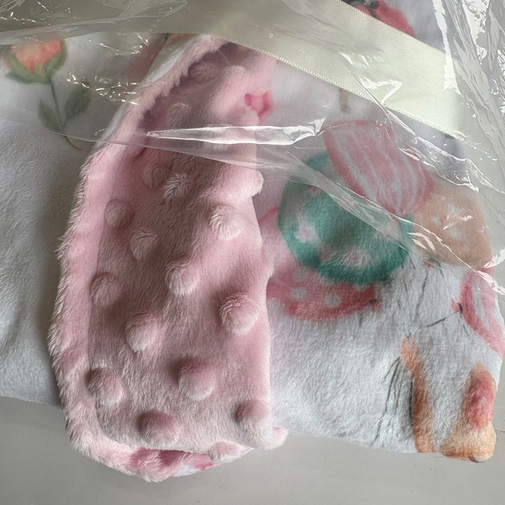 Dancing Ballerinas Baby & Toddler‎ Minky Blanket Pink Honey Lemonade Brand NEW - Picture 5 of 5